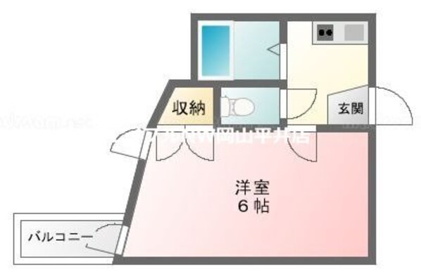 ボヌール小橋の物件間取画像